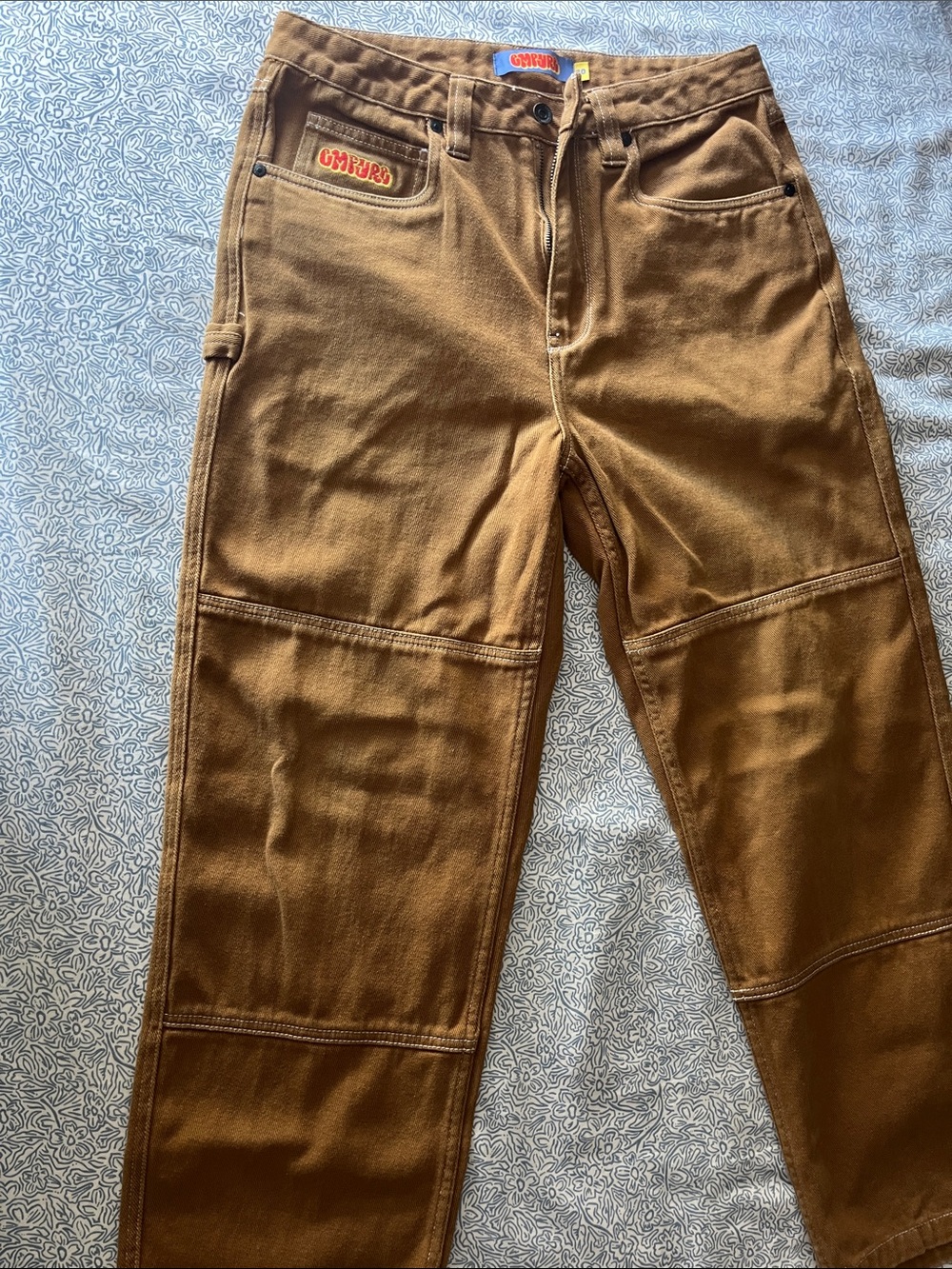 Empyre Men's Straight Chino Pants in Golden Brown